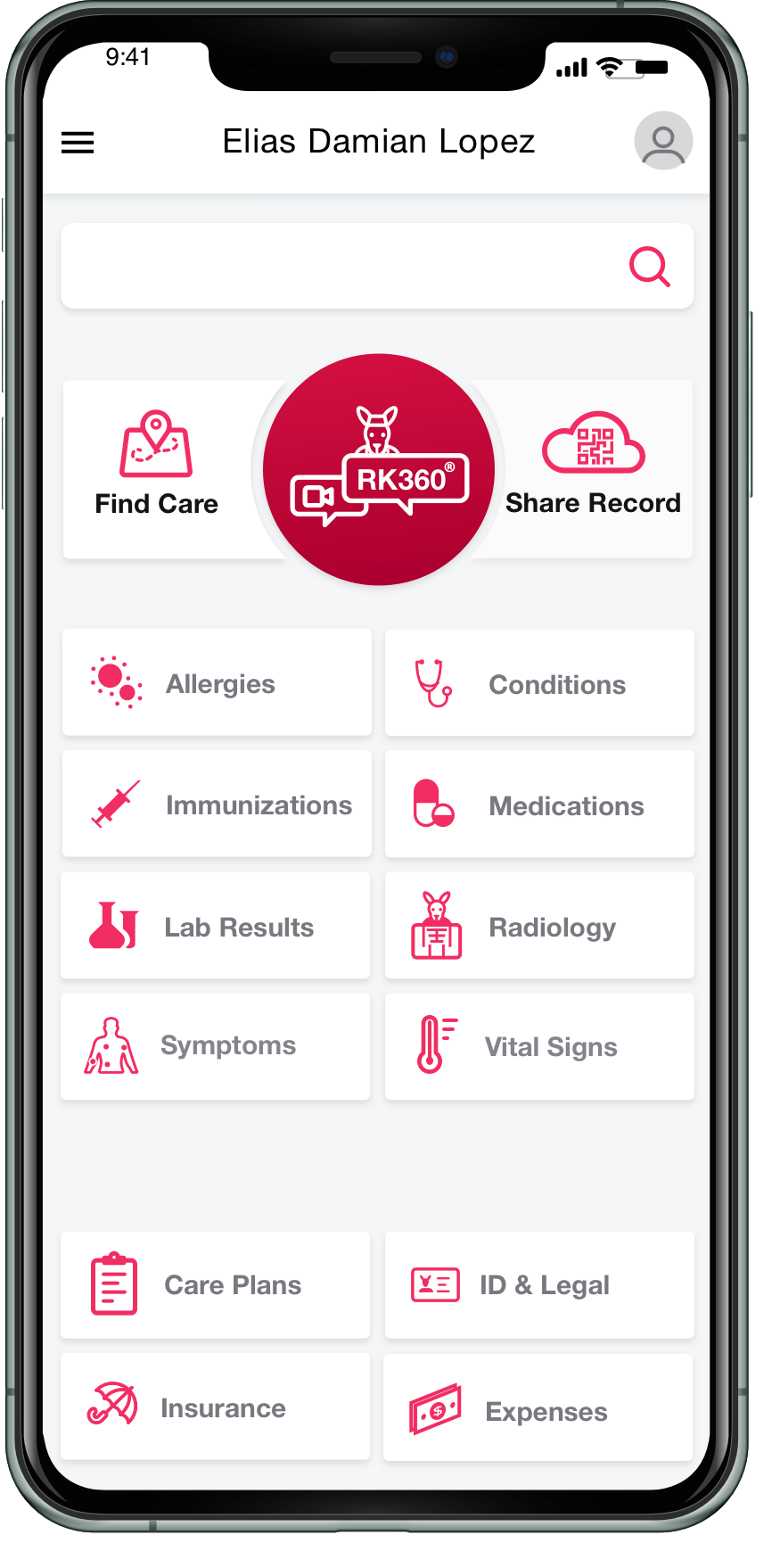 Red Kangaroo - Cloud Health Record App